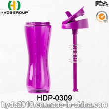 2016 neu Kunststoff Shaker Wasserflasche (HDP-0309)